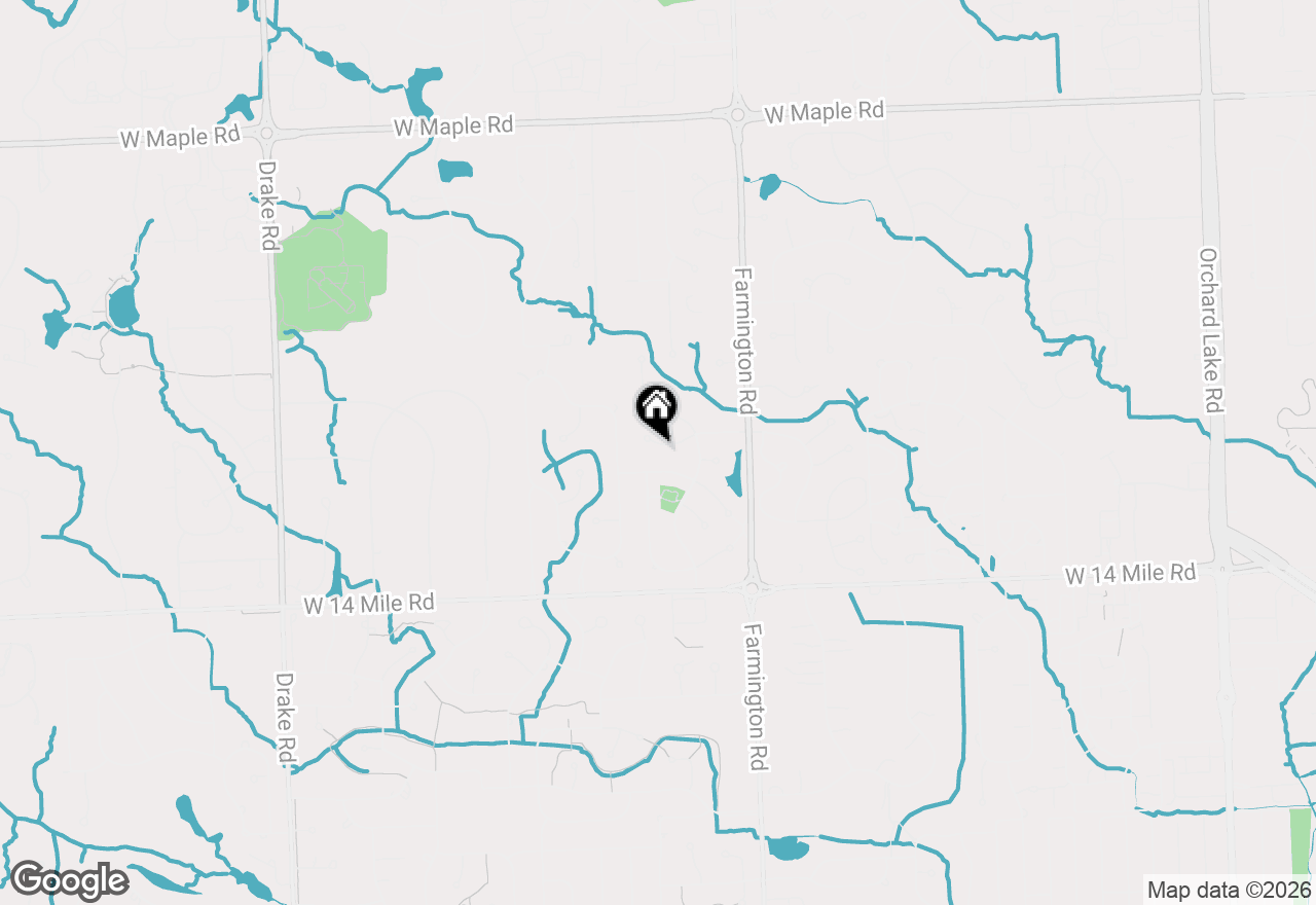 Map of 5087 Village Place Court, West Bloomfield, MI 48322