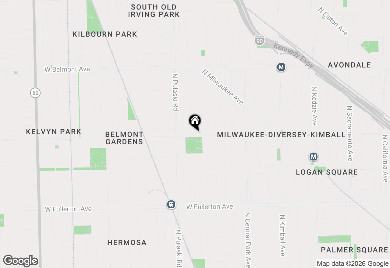 Map of 3856 W Diversey Avenue #2, Chicago, IL 60647