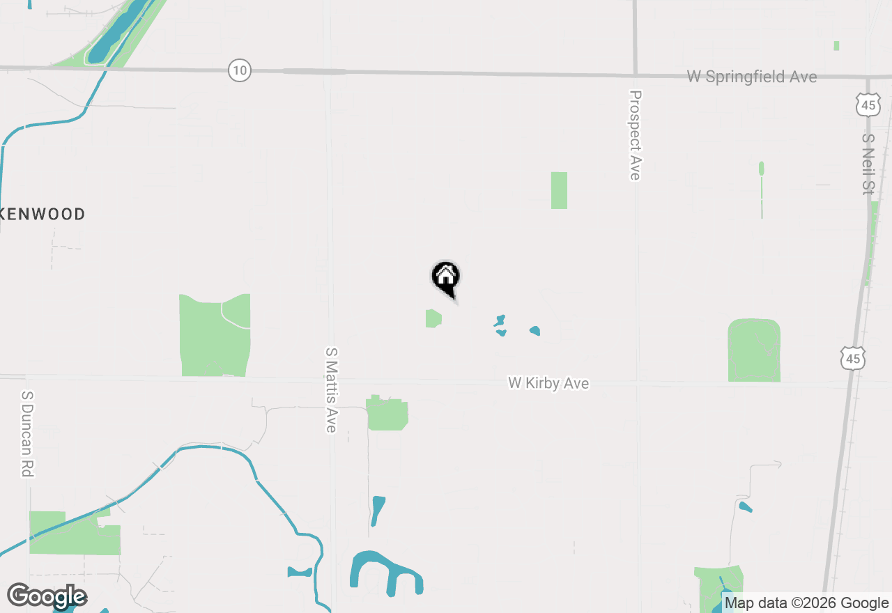 Map of 1301 Belmeade Drive, Champaign, IL 61821