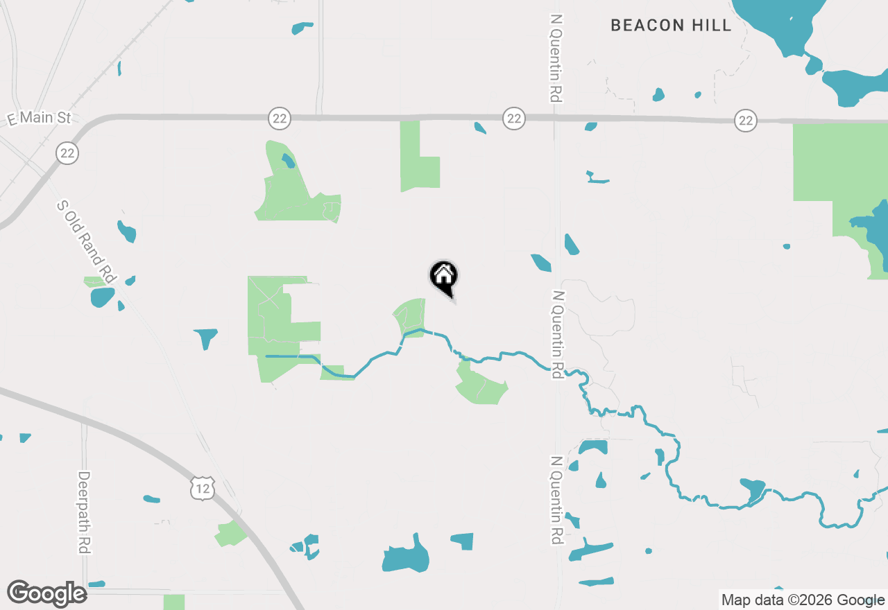 Map of 1190 Bristol Trail Road, Lake Zurich, IL 60047