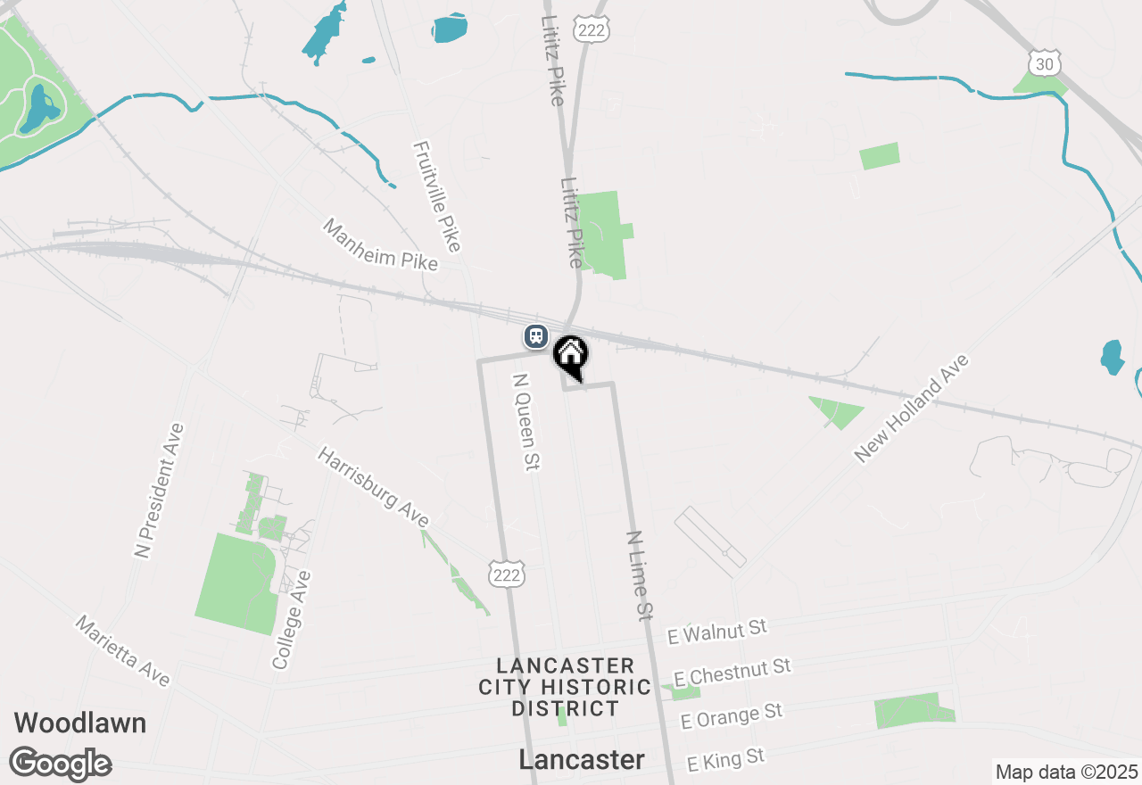 Map of 108 E Liberty Street #COMMERCIAL KITCHEN, Lancaster, PA 17602