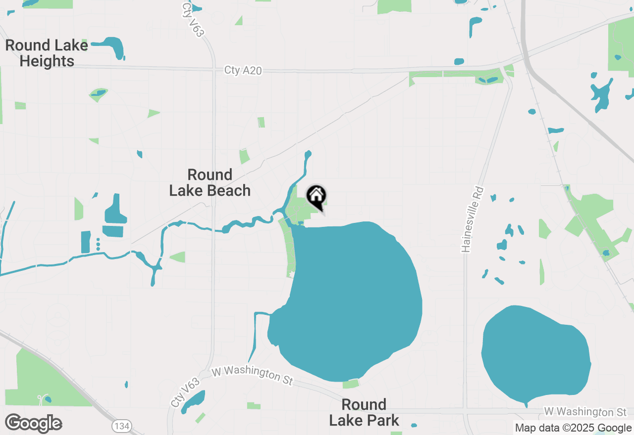 Map of 68 E Lakeview Avenue, Round Lake Beach, IL 60073