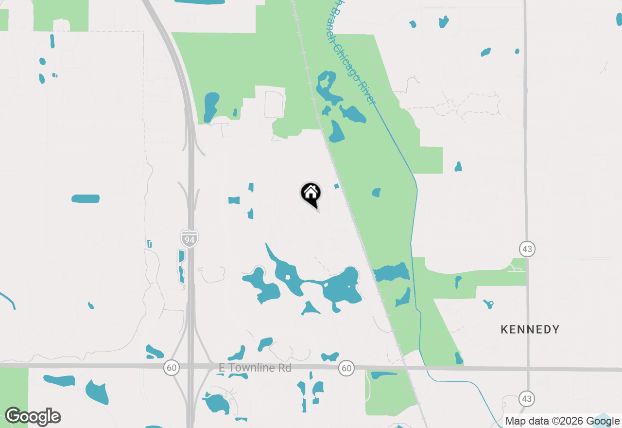 Map of 1802 Princeton Court, Lake Forest, IL 60045