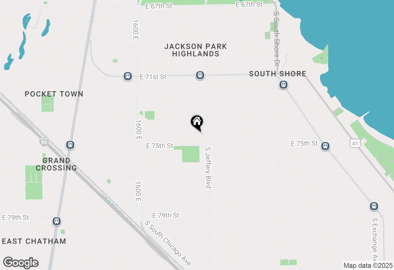 Map of 7424 S Euclid Avenue, Chicago, IL 60649