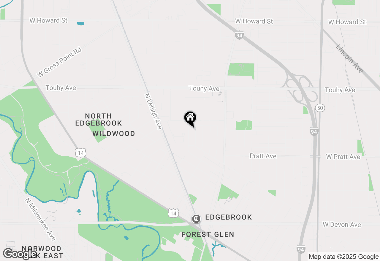 Map of 6955 N Dowagiac Avenue, Chicago, IL 60646