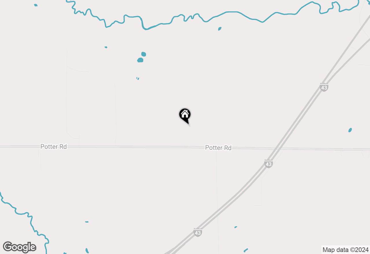 Map of W3986 Potter Rd, Elkhorn, WI 53121