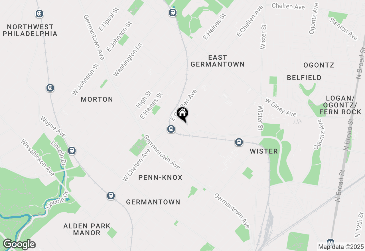 Map of 5561 Baynton Street, Philadelphia, PA 19144