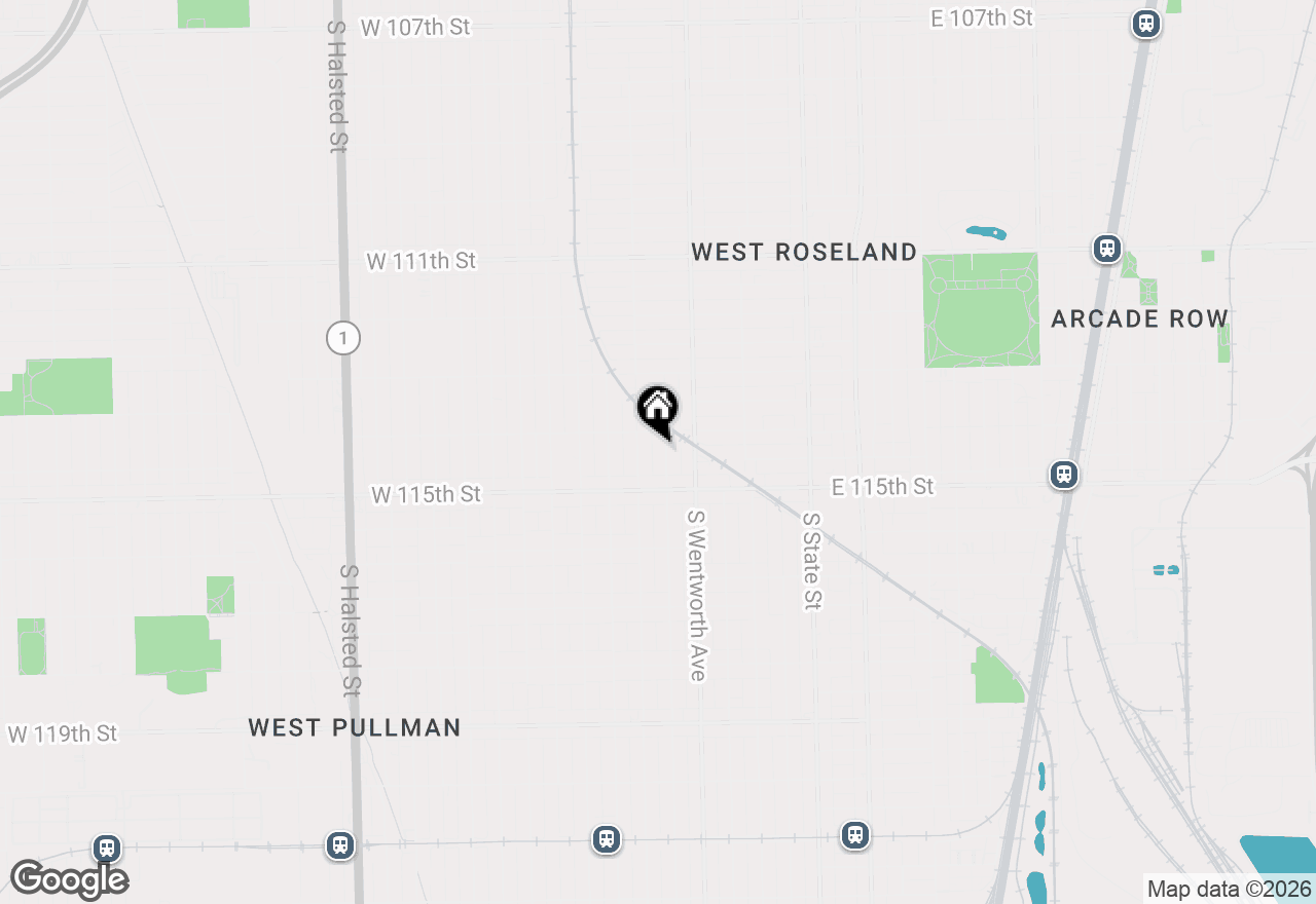 Map of 11418 S Yale Avenue, Chicago, IL 60628