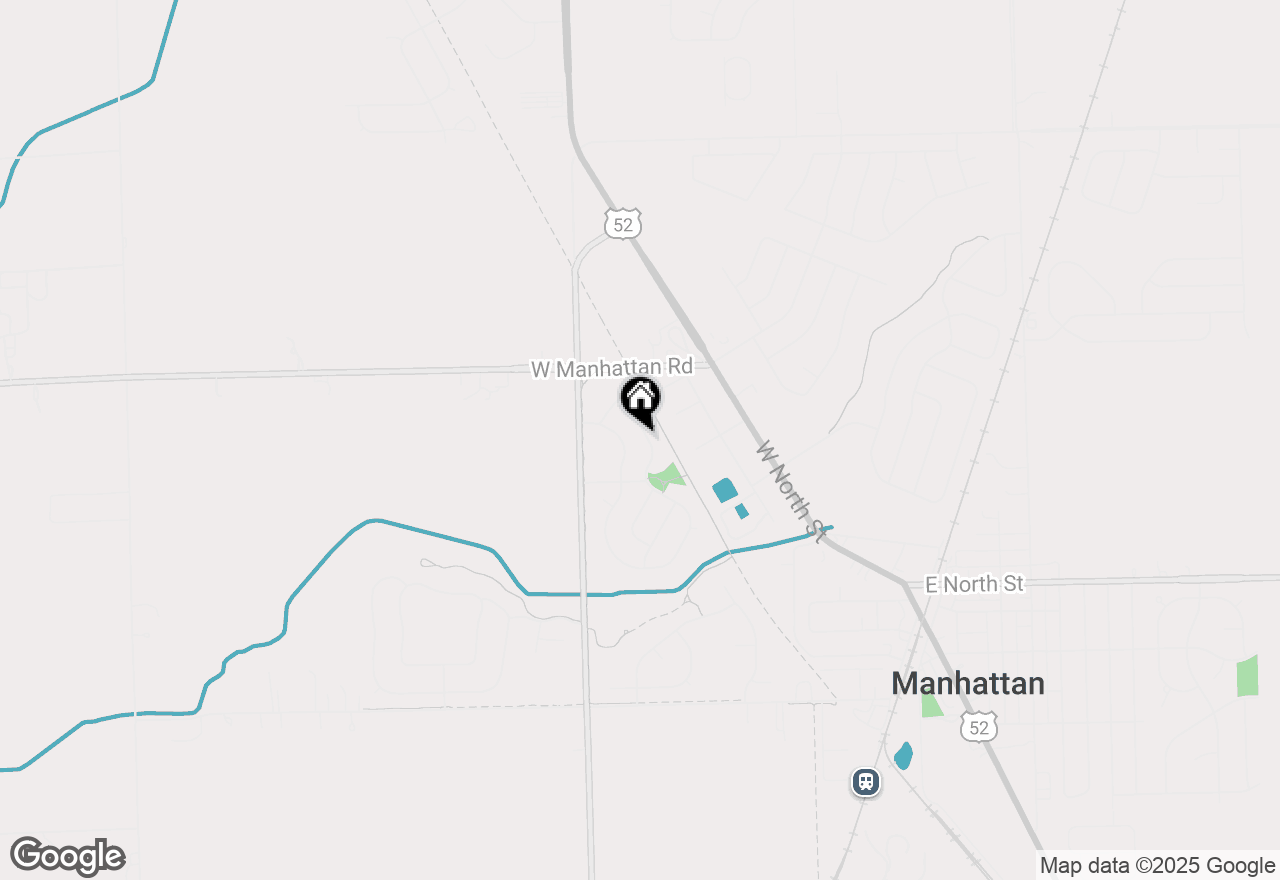 Map of 25236 Faraday Road, Manhattan, IL 60442