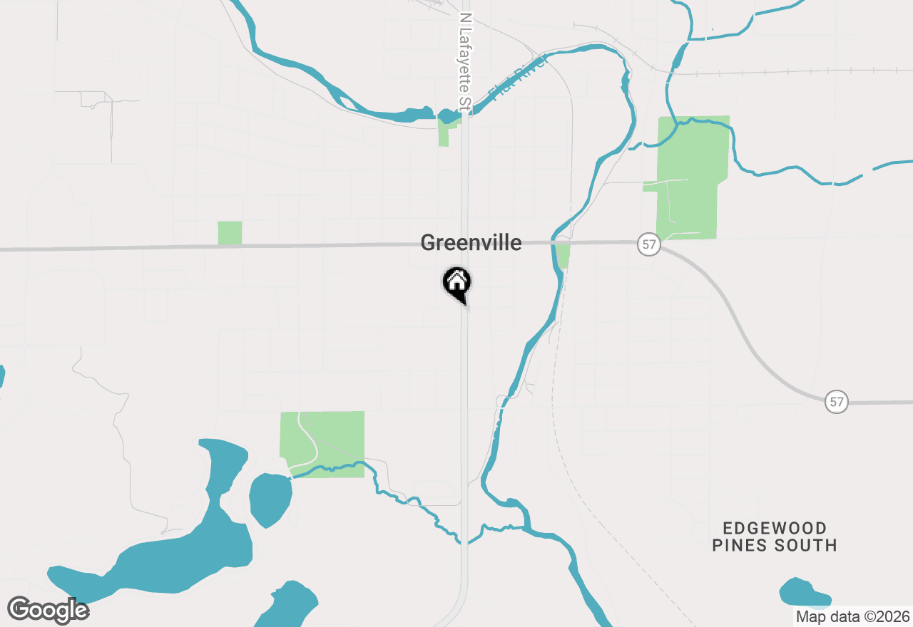Map of 103 W Union Street, Greenville, MI 48838