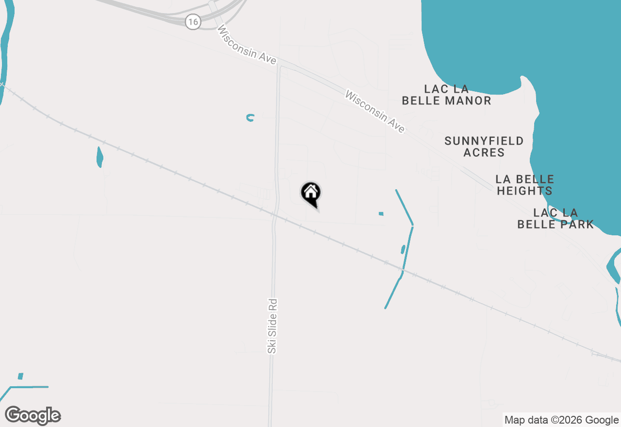 Map of N7716 Maple Ridge Rd, Oconomowoc, WI 53066