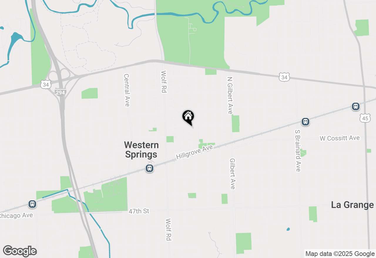 Map of 4204 Howard Avenue, Western Springs, IL 60558