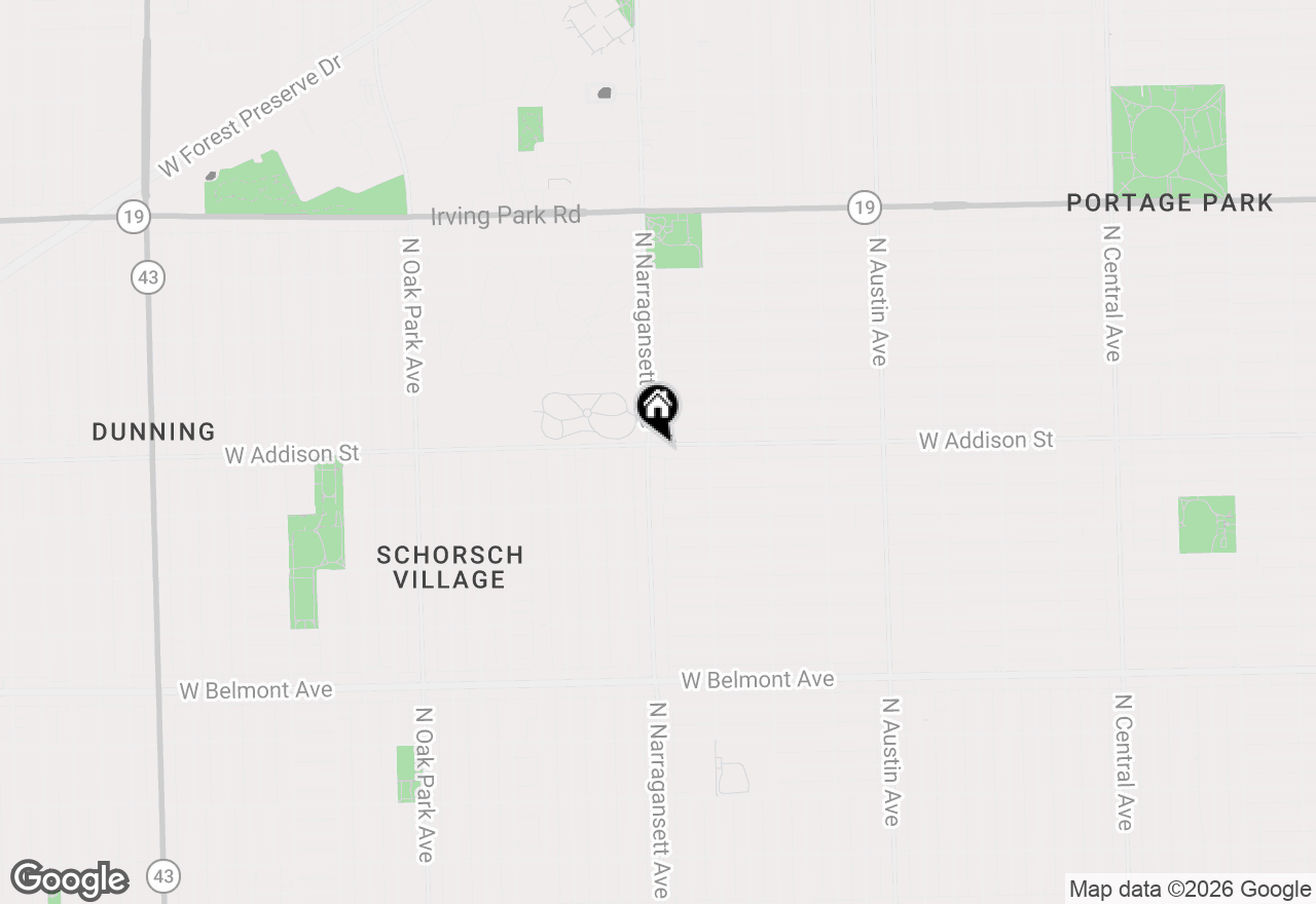 Map of 6357 W Addison Street #2F-SW, Chicago, IL 60634