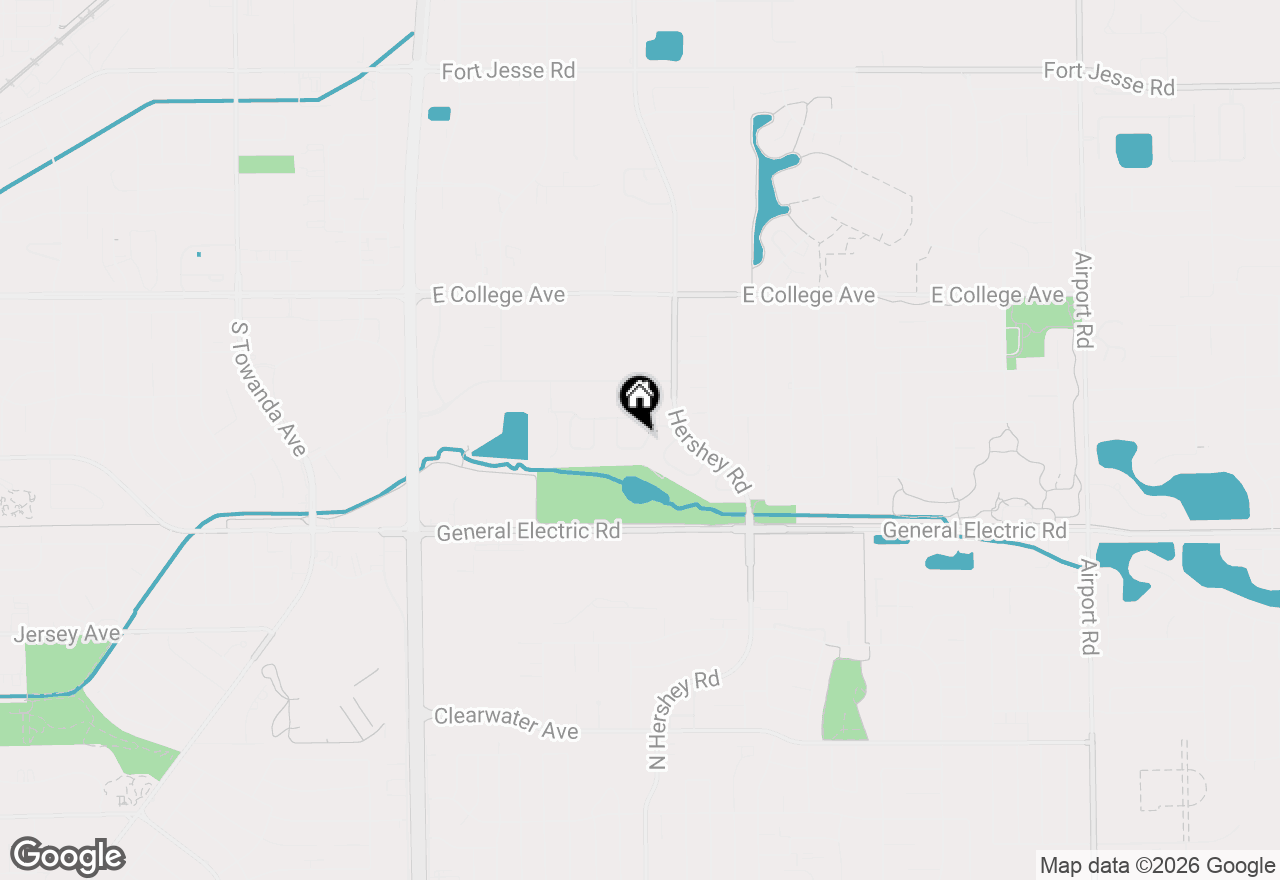 Map of 36 Laurel Wood Drive, Bloomington, IL 61704