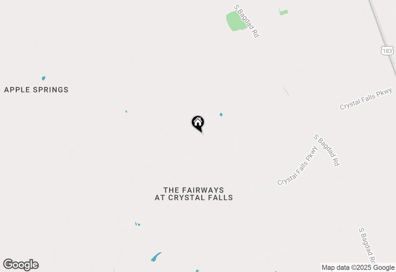 Map of 1805 Hollowback Dr, Leander, TX 78641