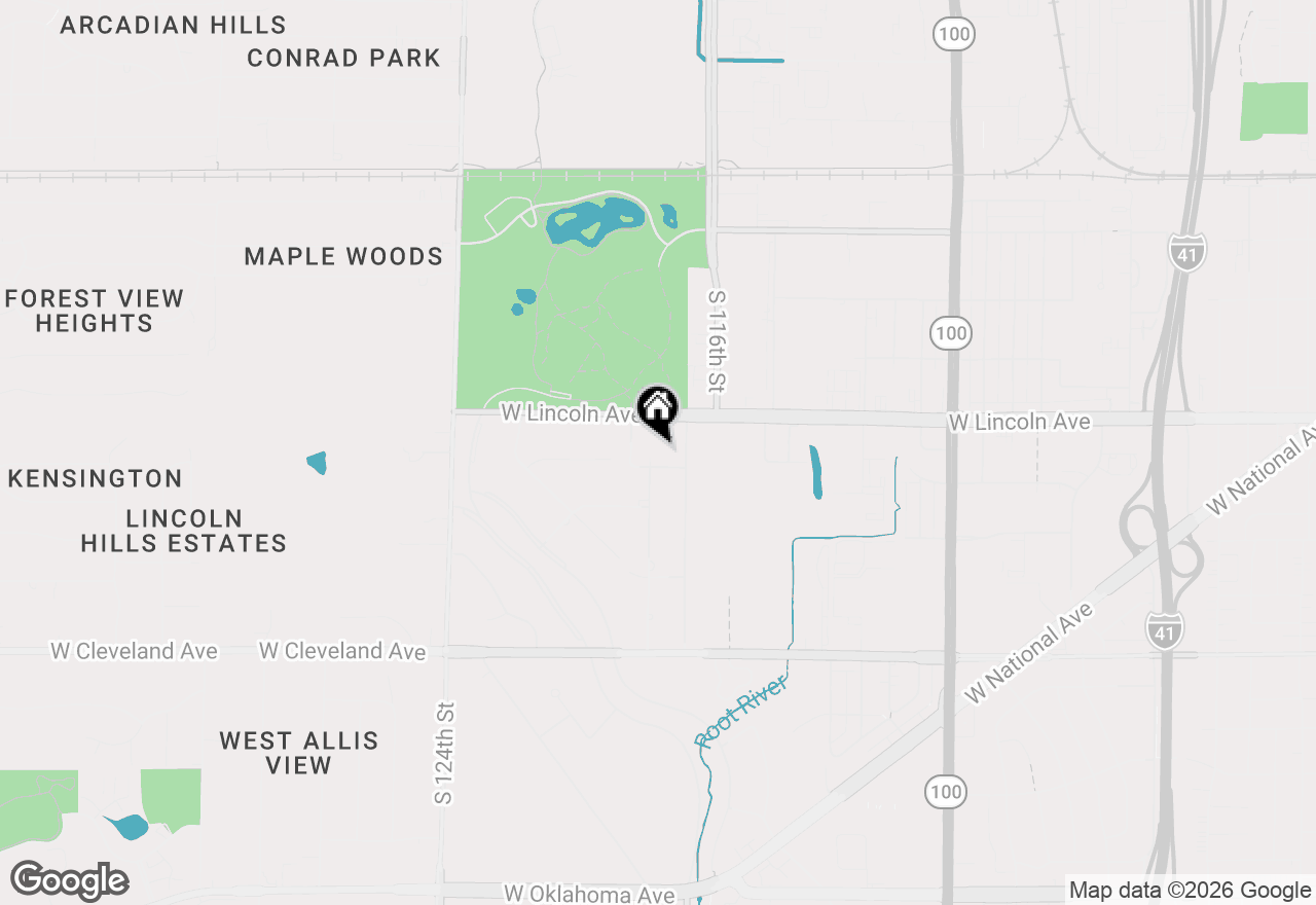 Map of 11738 W Hayes Ave, West Allis, WI 53227