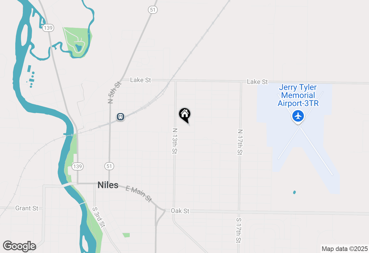 Map of 1330 Louis Street, Niles, MI 49120