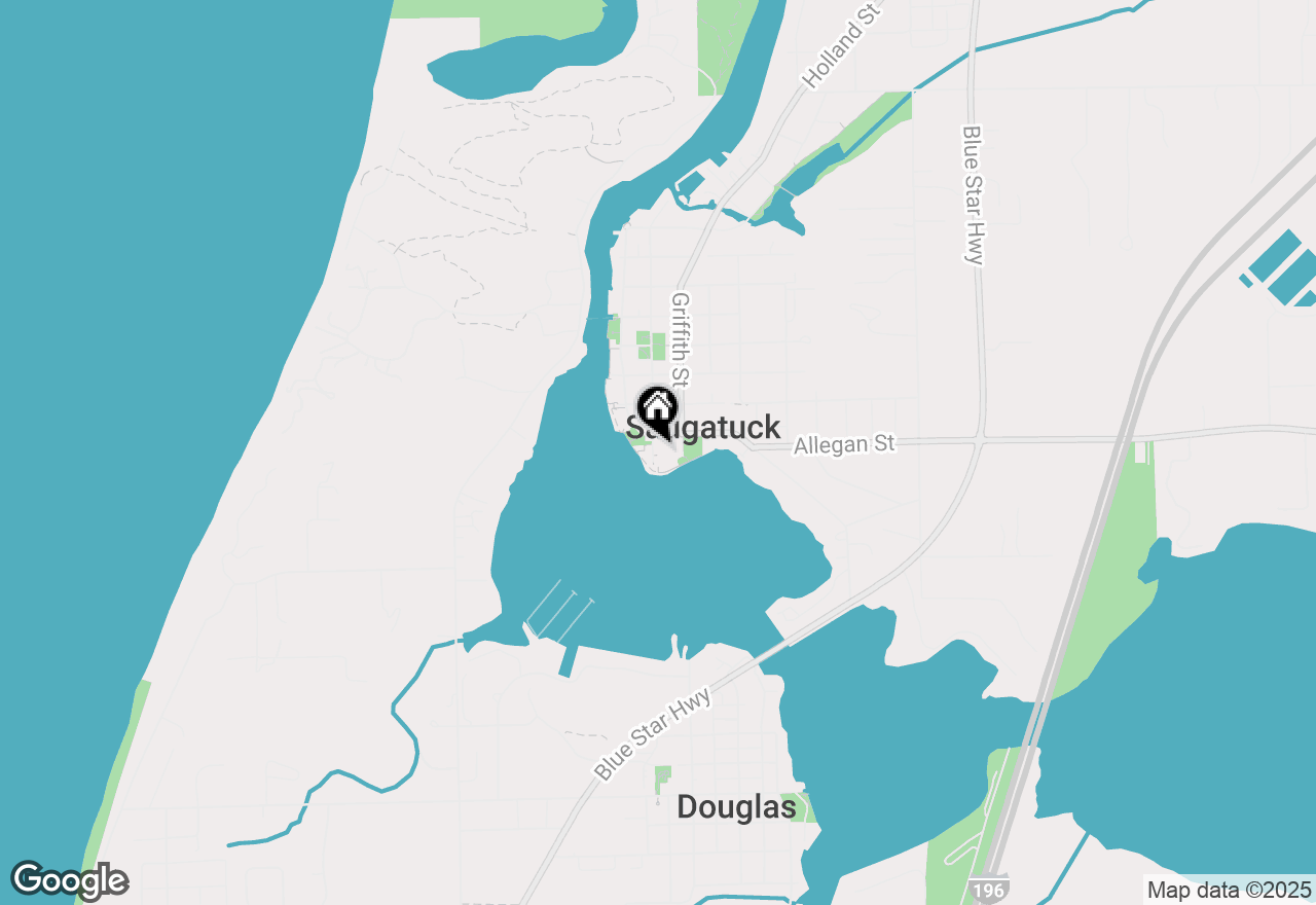 Map of 64 Griffith Street #1, Saugatuck, MI 49453