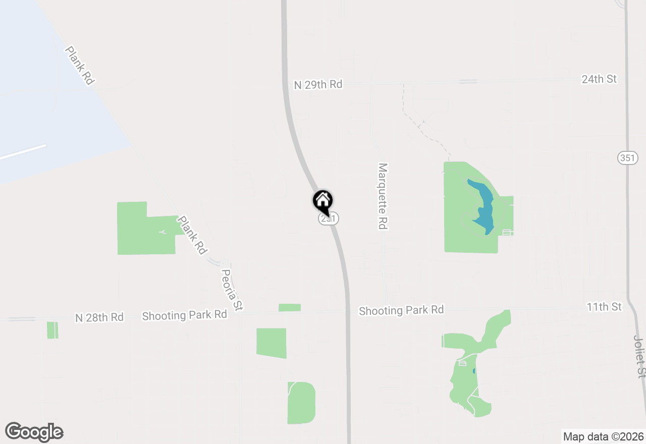 Map of (Address confidential), Peru, Illinois 61354