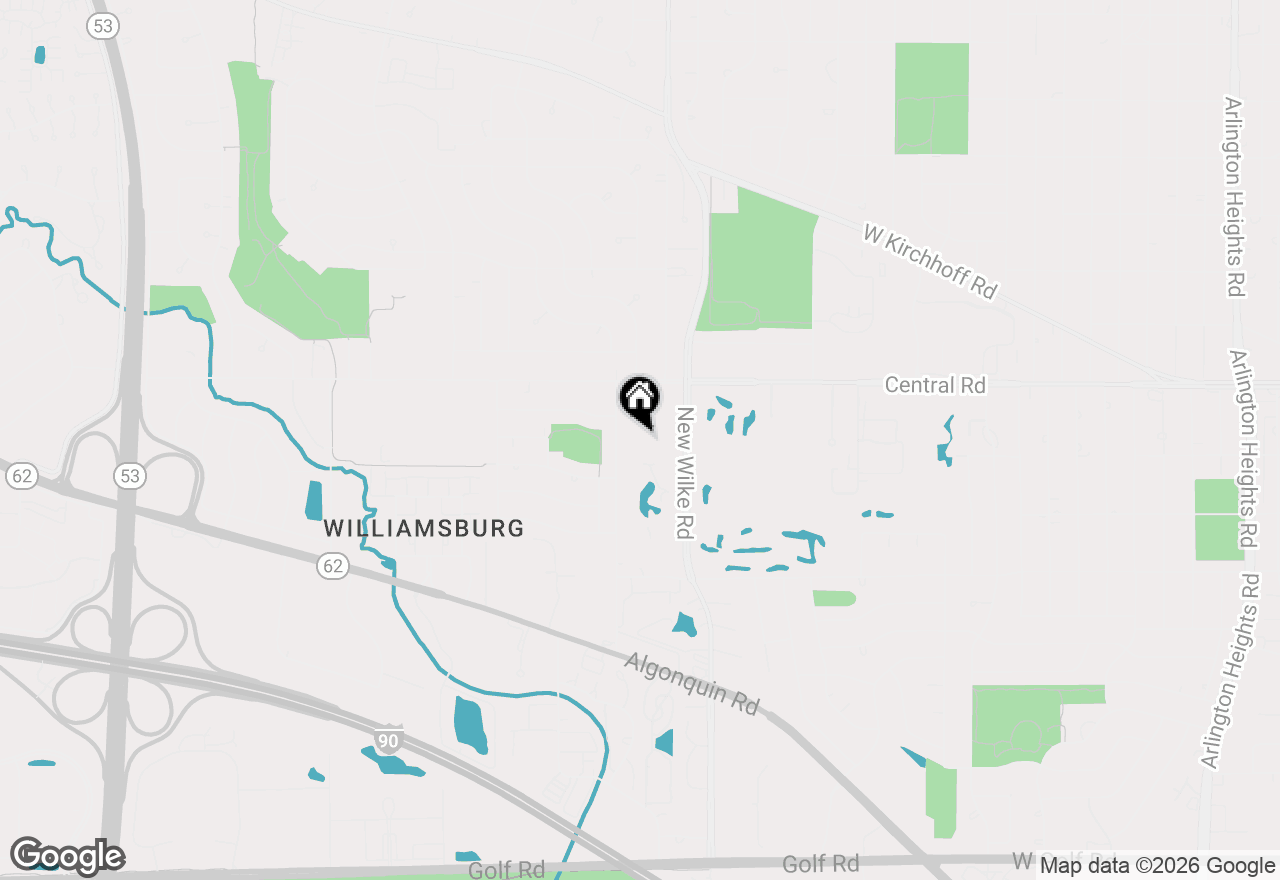 Map of 1107 S Old Wilke Road #201, Arlington Heights, IL 60005
