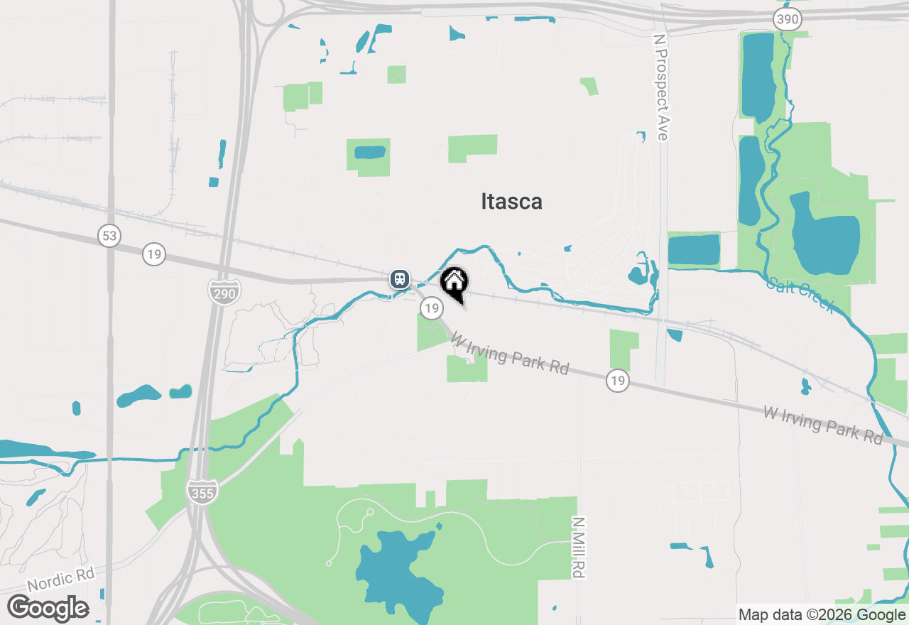 Map of 133 Schiller Place, Itasca, IL 60143