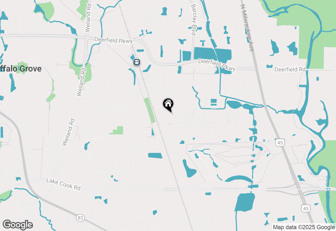 Map of 430 Swan Court, Deerfield, IL 60015