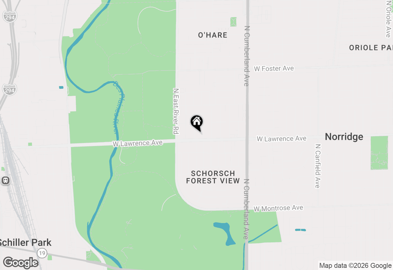 Map of 4815 N Knight Avenue, Norridge, IL 60706