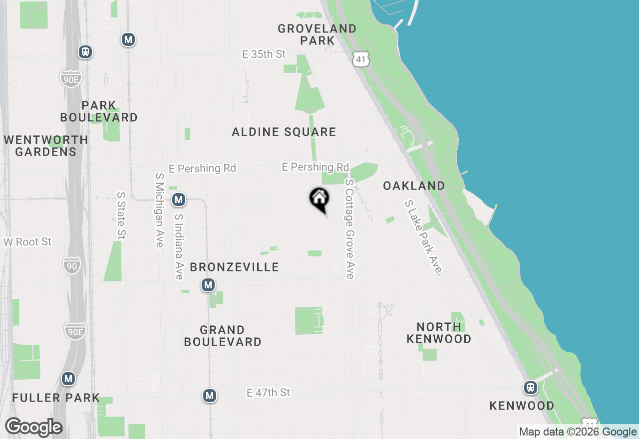 Map of 702 E 41 Street, Chicago, IL 60653