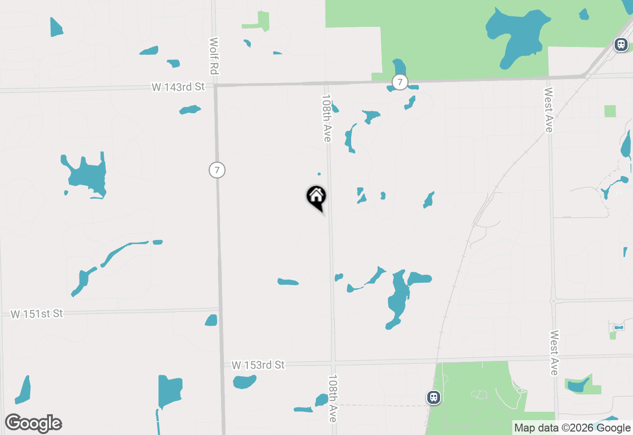 Map of 10825 Green Manor Court, Orland Park, IL 60467