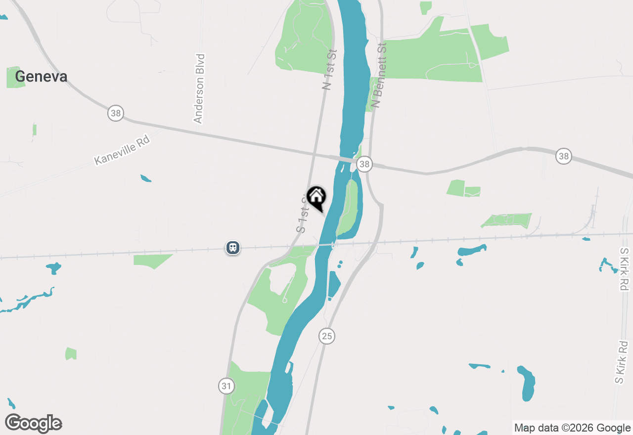 Map of 330 S River Lane, Geneva, IL 60134
