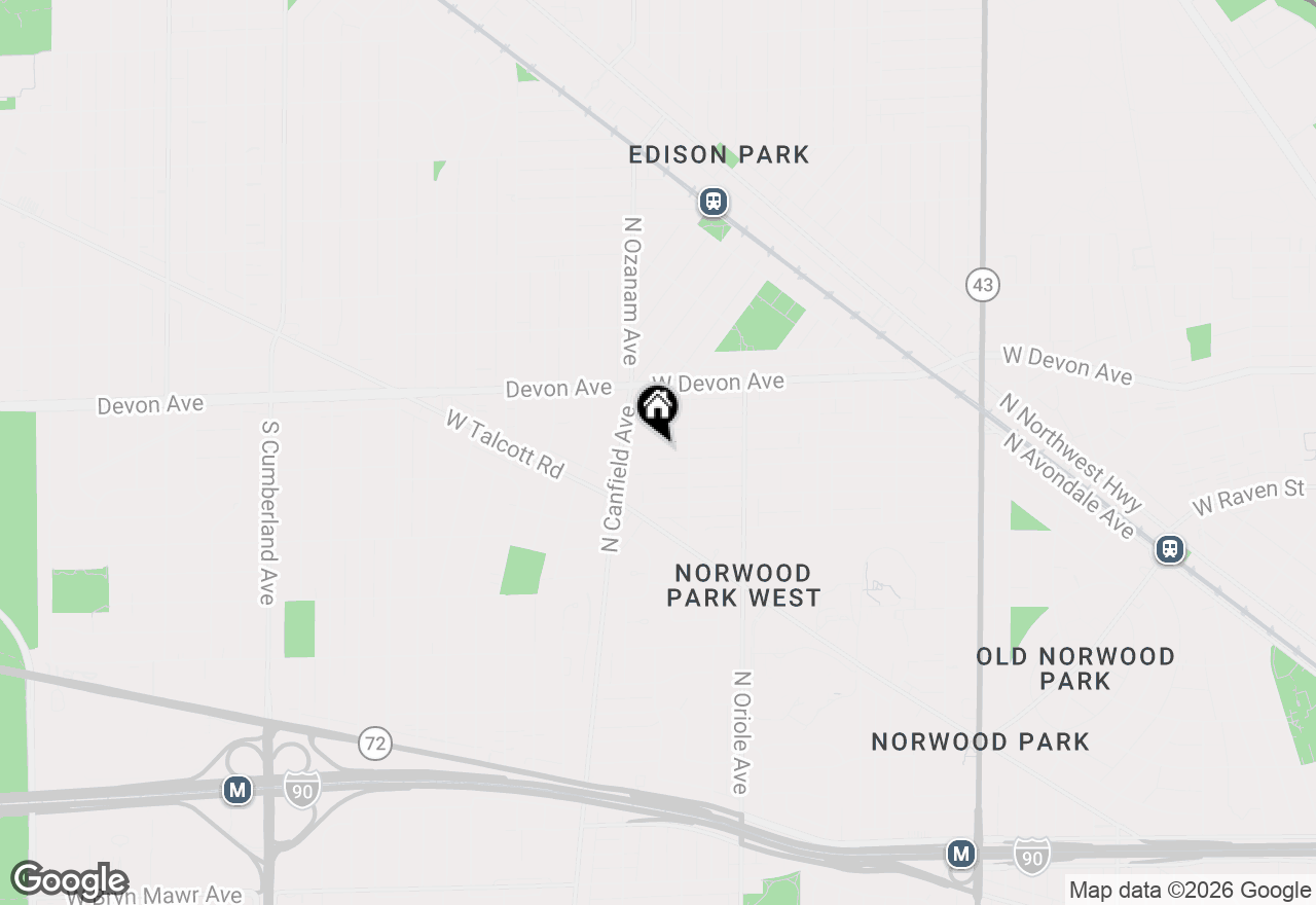 Map of 7731 W Palatine Avenue, Chicago, IL 60631