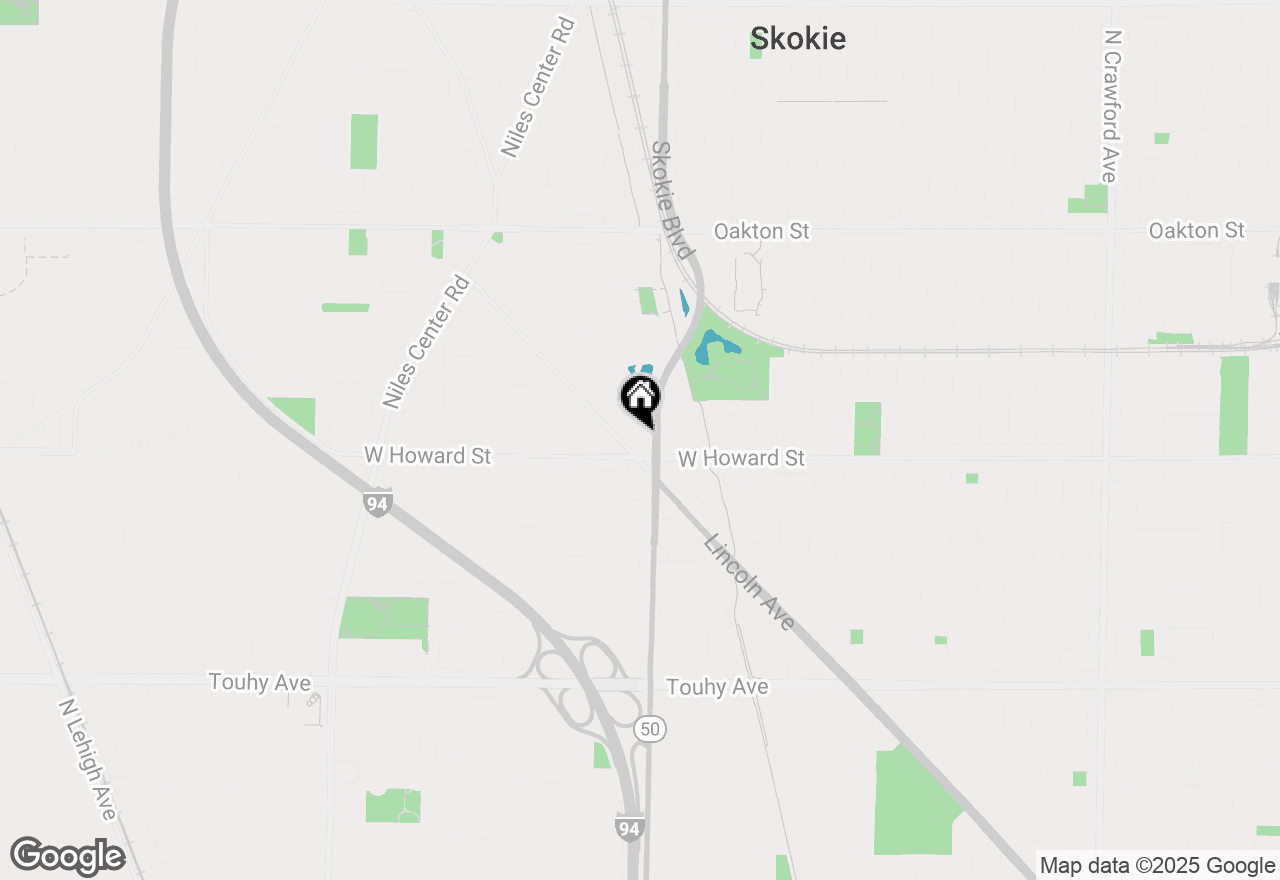 Map of 7601 N Lincoln Avenue #511, Skokie, IL 60077
