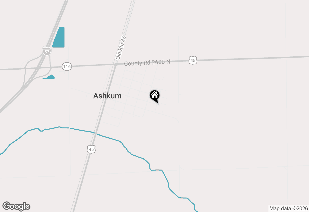 Map of 105 N Sixth Street, Ashkum, IL 60911