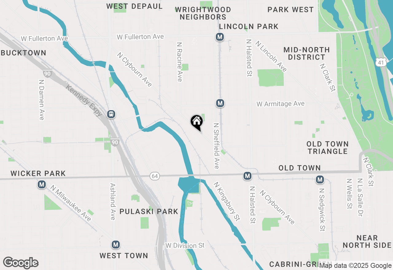 Map of 1872 N Clybourn Avenue #502, Chicago, IL 60614