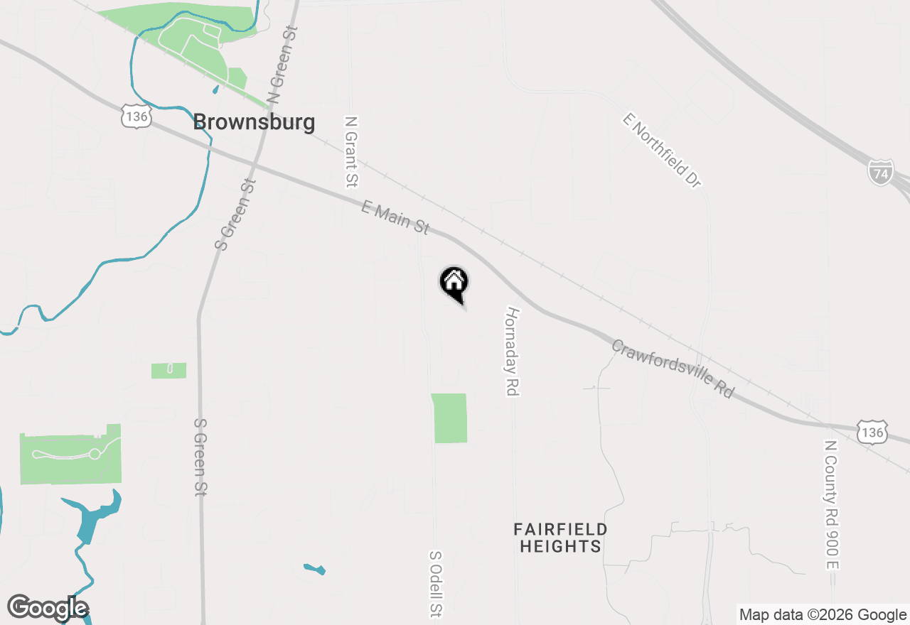 Map of 638 Maple Court, Brownsburg, IN 46112