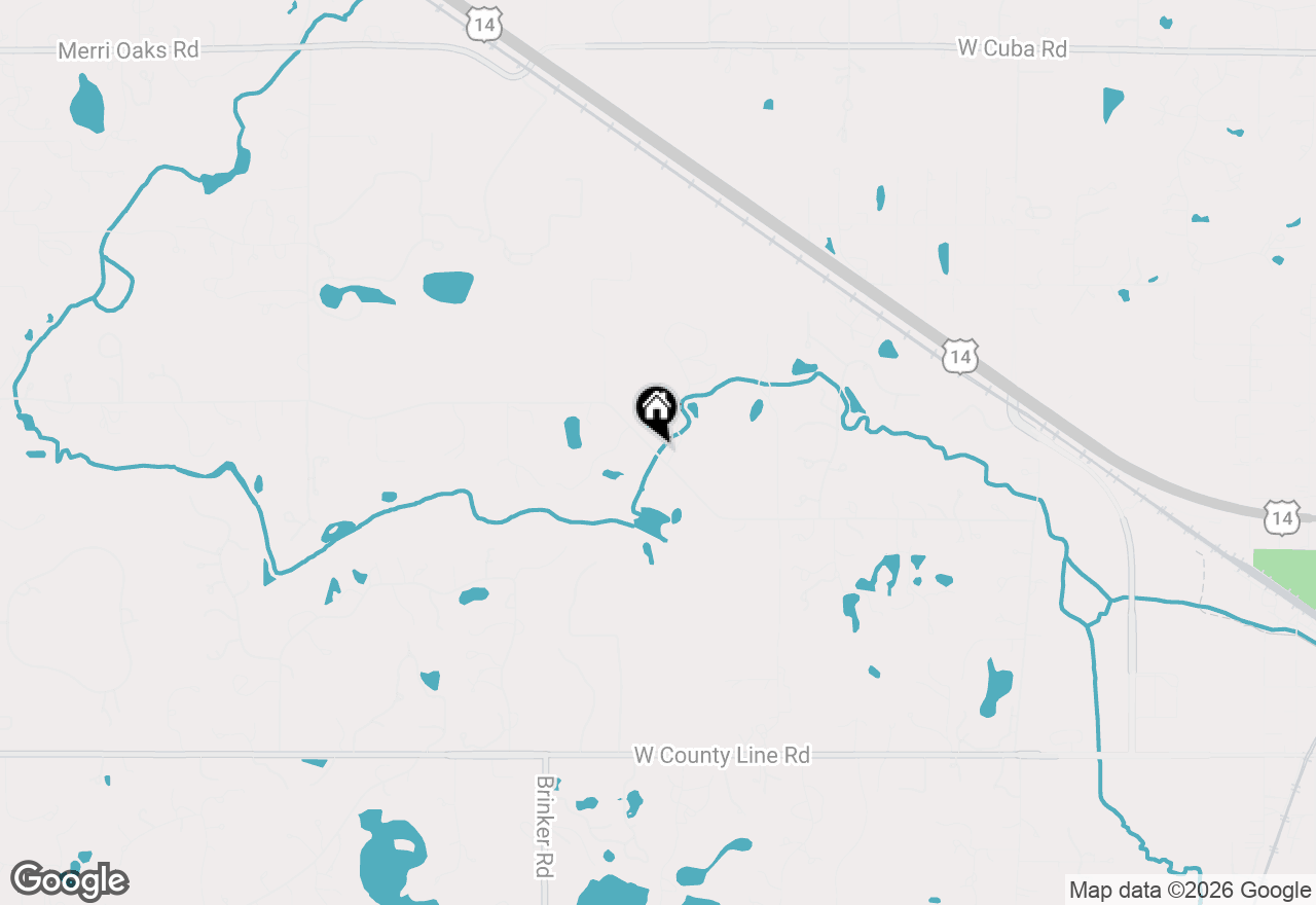 Map of 322 Oak Knoll Road, Barrington Hills, IL 60010