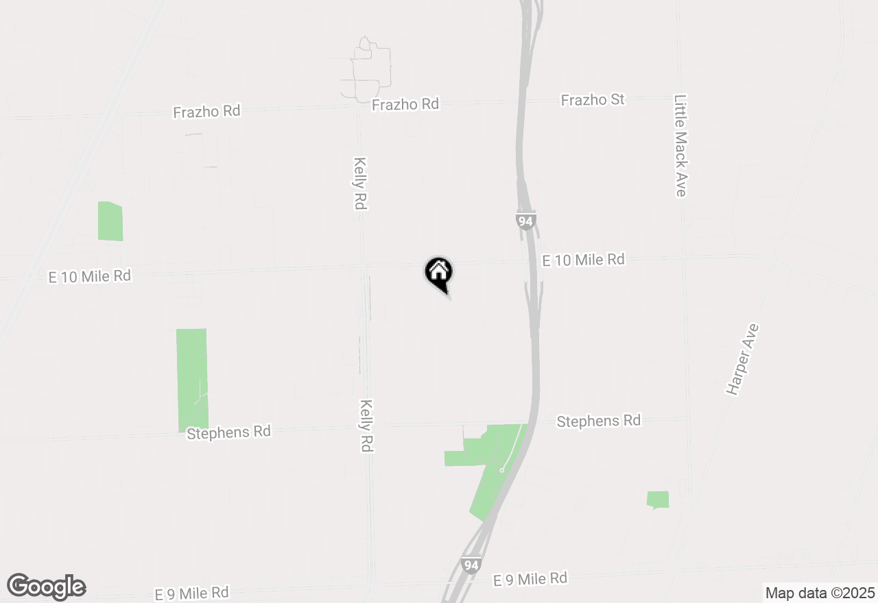 Map of 24884 Johnston Avenue, Eastpointe, MI 48021