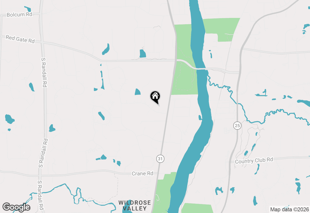 Map of 5N191 Fox Bluff Drive, St. Charles, IL 60175