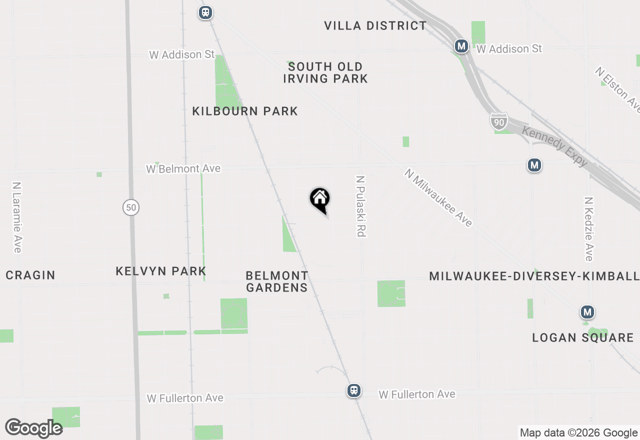Map of 4126 W Wellington Avenue #1, Chicago, IL 60641