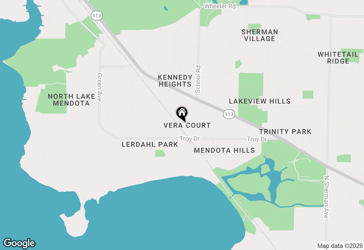 Map of 625 Vera Court, Madison, WI 53704