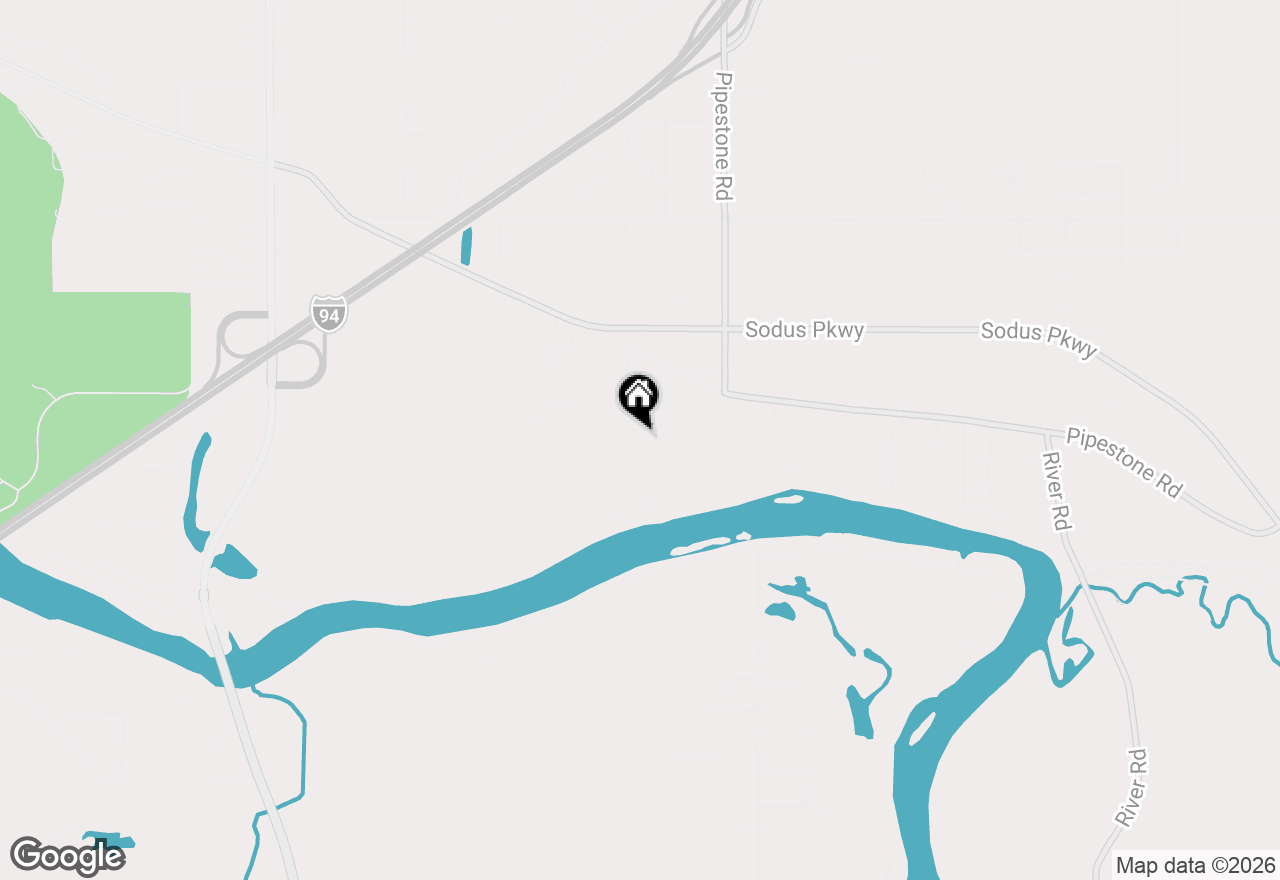 Map of 2853 Villa Lane, Benton Harbor, MI 49022