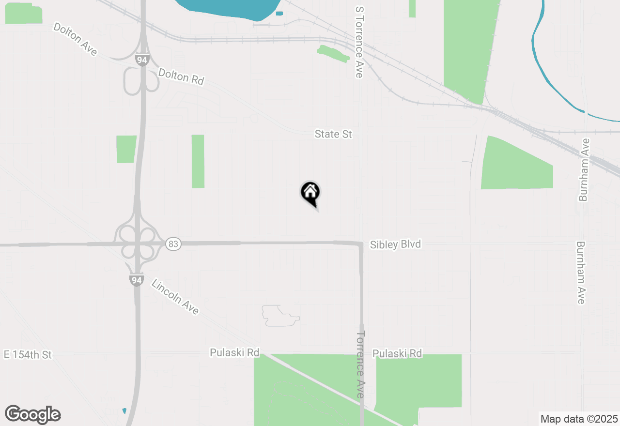 Map of 417 Yates Avenue, Calumet City, IL 60409