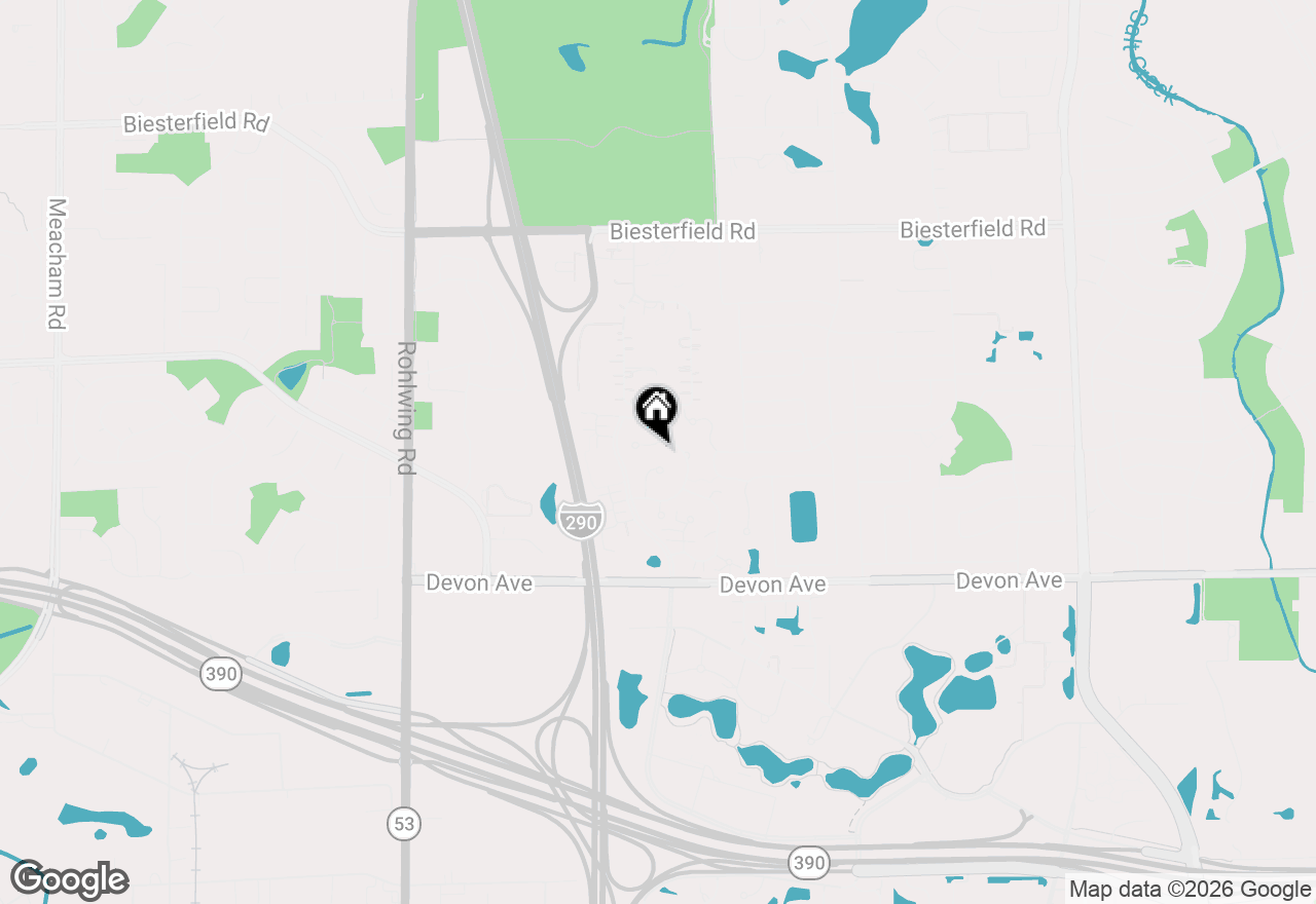 Map of 938 Little Falls Court, Elk Grove Village, IL 60007