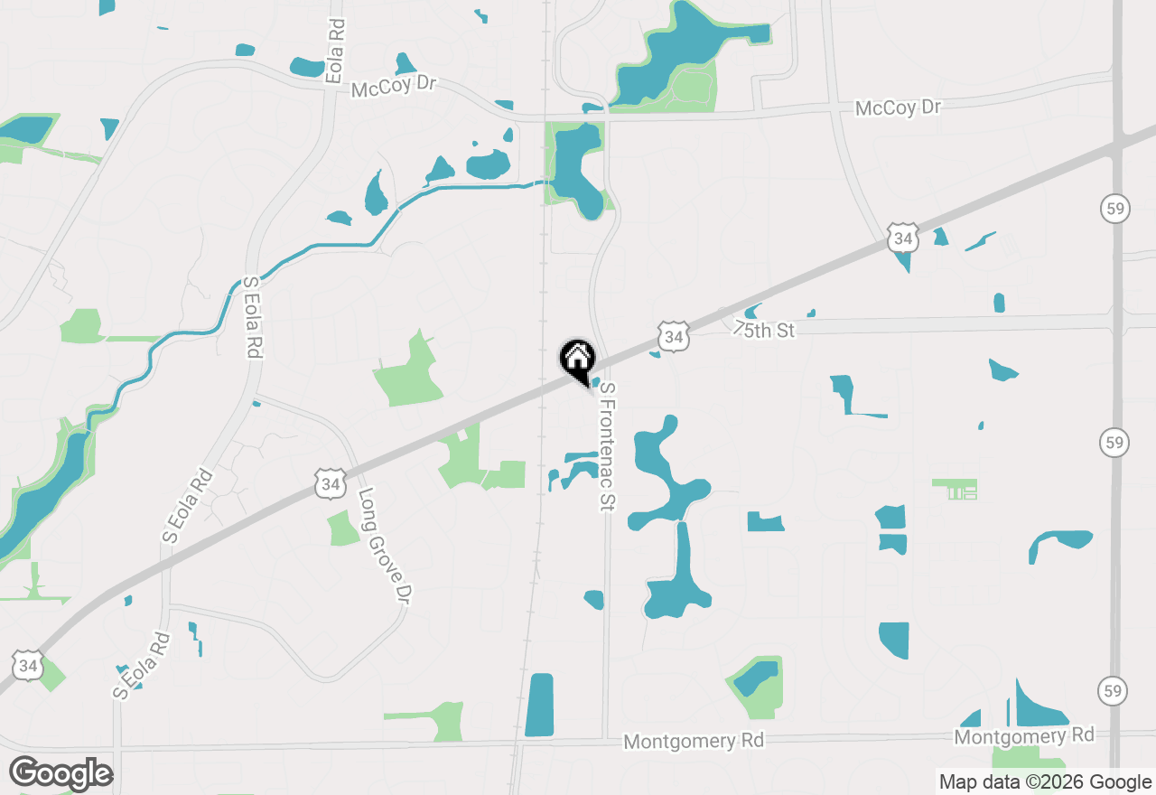Map of 3350 Ravinia Circle, Aurora, IL 60504