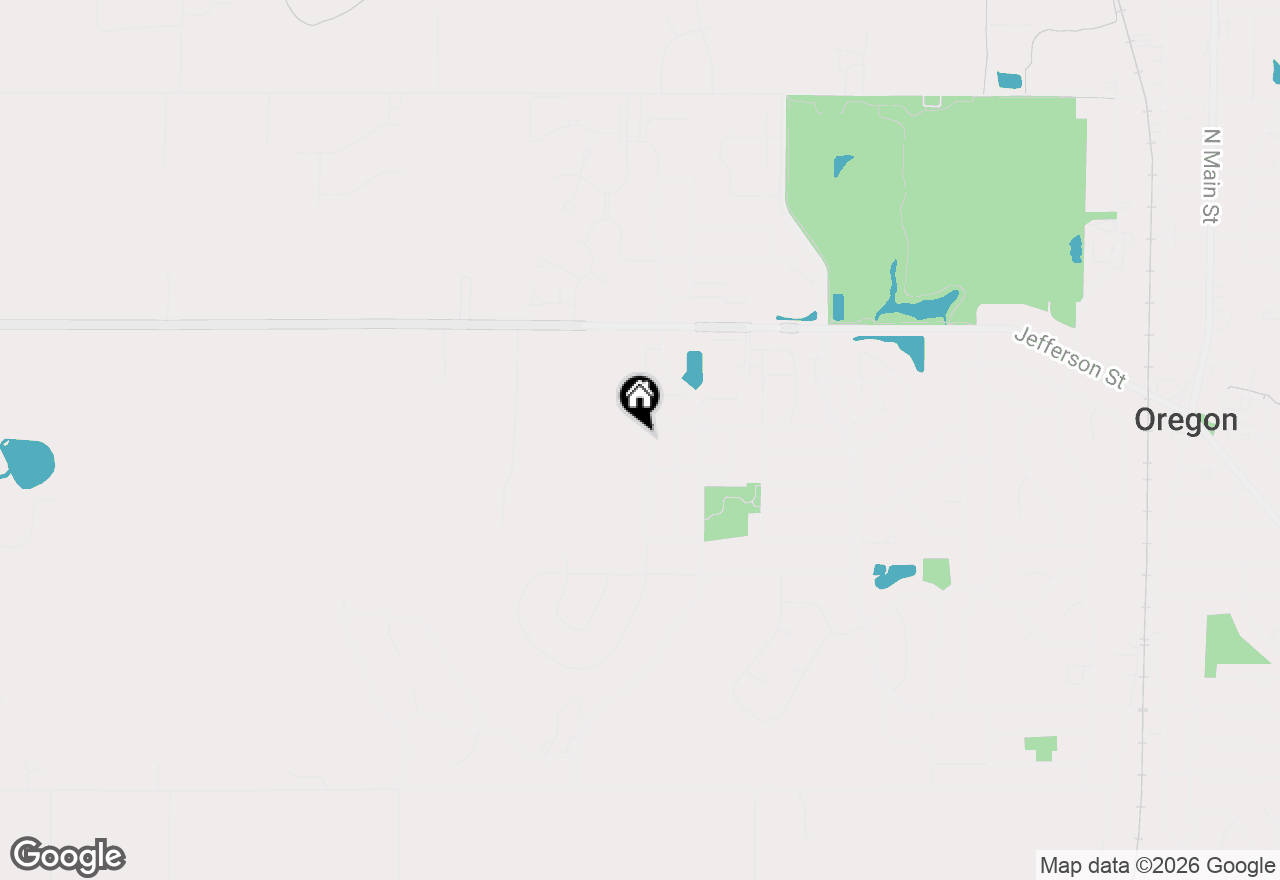 Map of 325 Riviera Street, Oregon, WI 53575