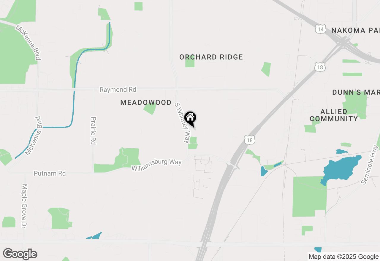 Map of 5609 Kroncke Drive, Madison, WI 53711