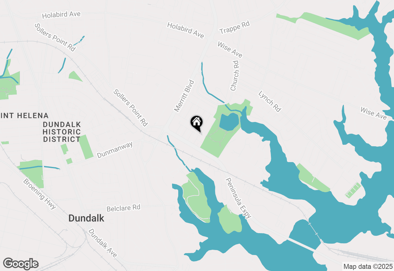 Map of 2003 Holborn Road, Baltimore, MD 21222