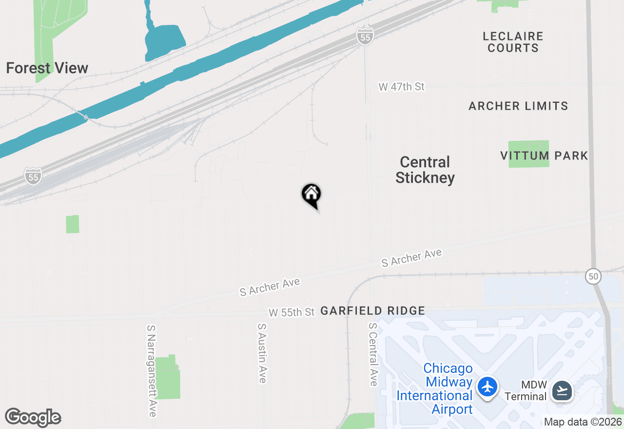Map of 5130 S Menard Avenue, Chicago, IL 60638
