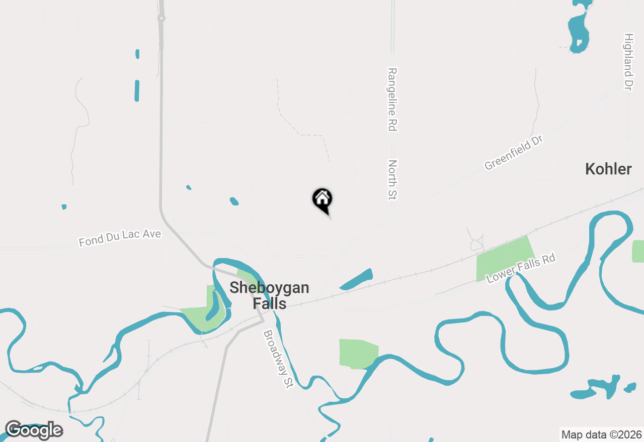 Map of 362 State St, Sheboygan Falls, WI 53085