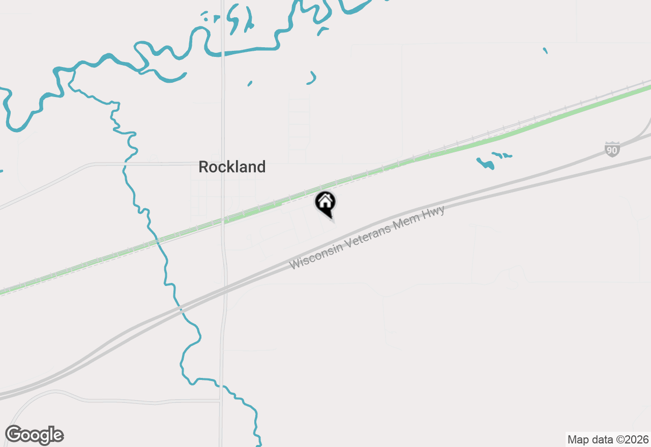 Map of 1567 Hickory Street, Rockland, WI 54653